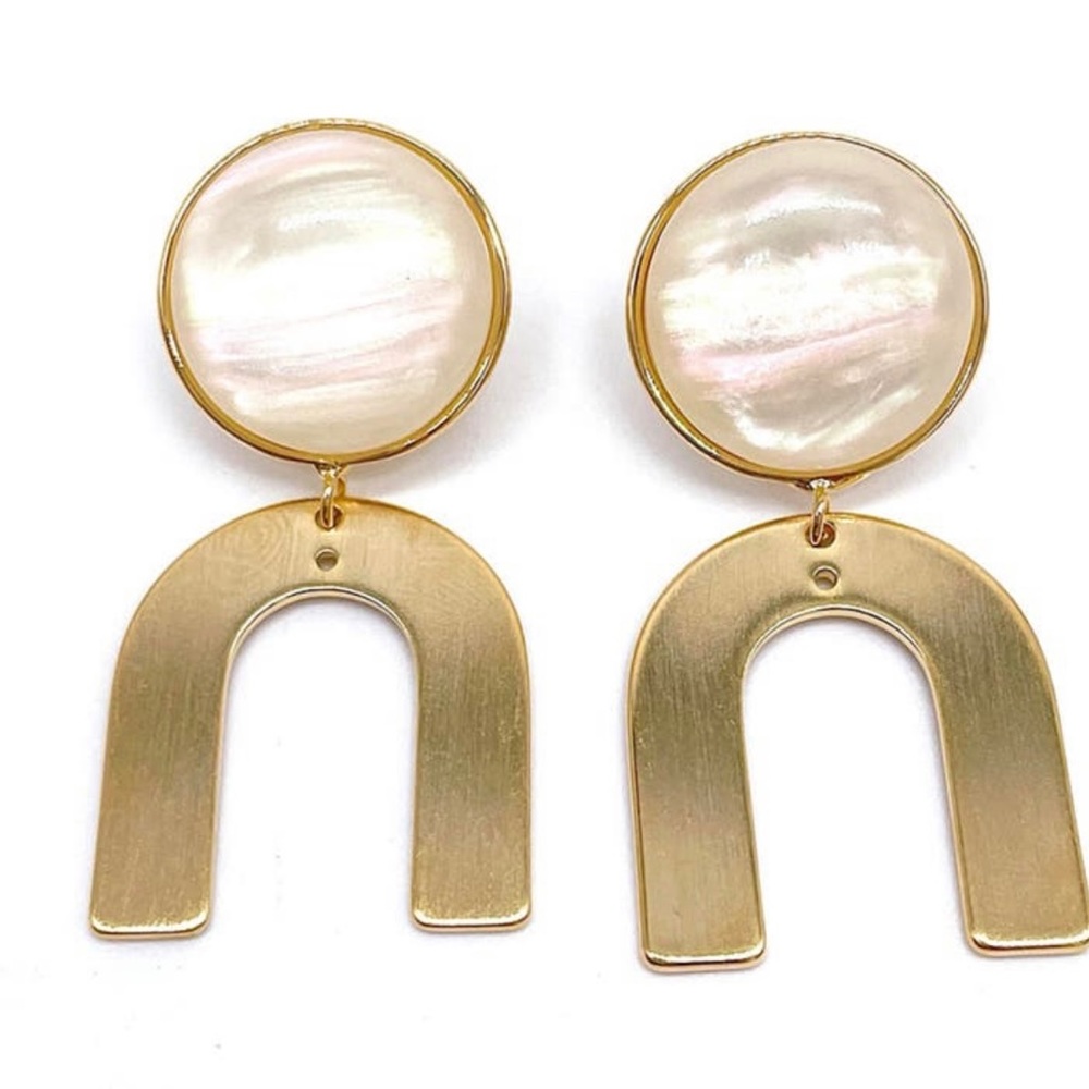 Adornia Gila Gold Vermeil Drop Earrmgs NWT